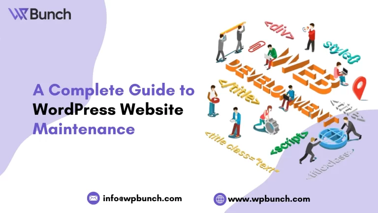 WordPress Website Maintenance